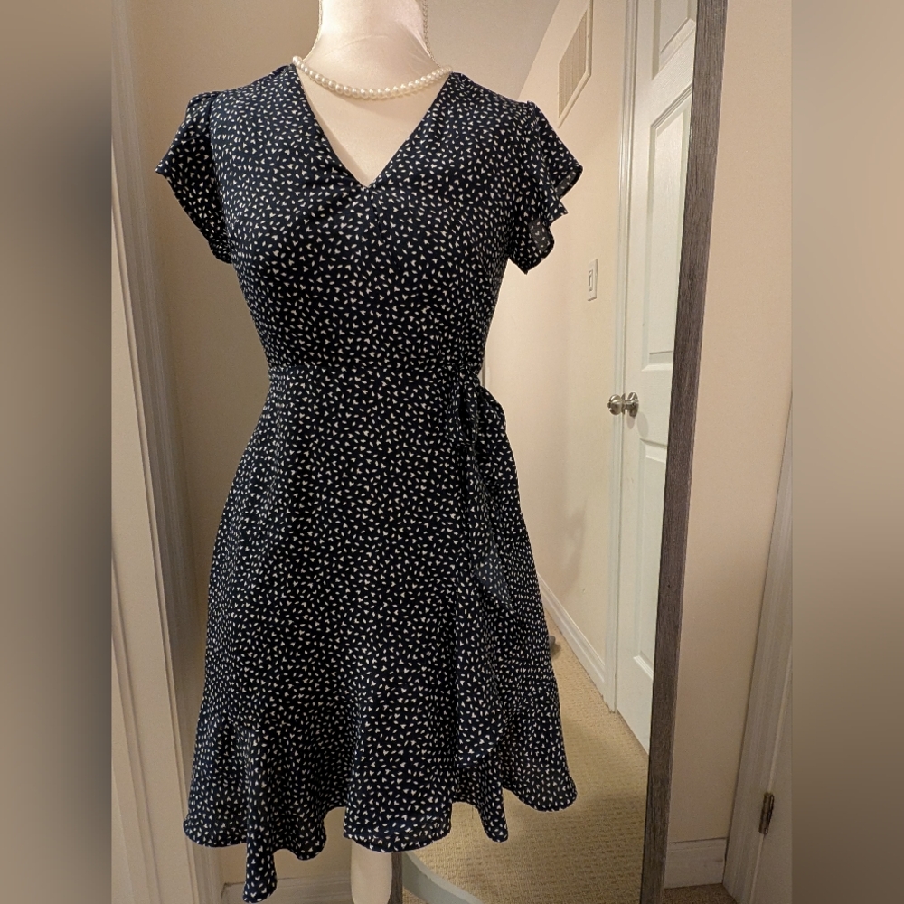 Banana Republic Wrap Mini Dress - 00 (Petite)
